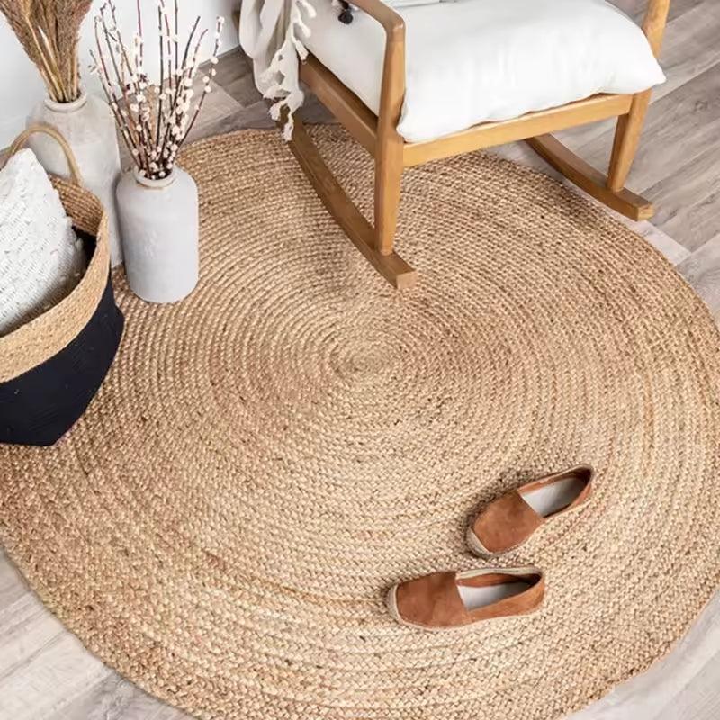 Rowan Hand-woven Jute Rug-Welvere