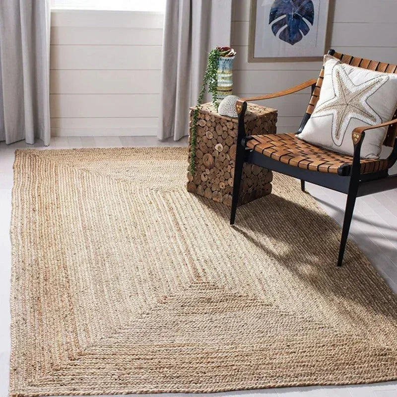 Rowan Hand-woven Jute Rug-Welvere