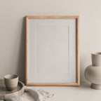 Rustic Natural Wood Photo Frame for Home Decor