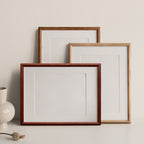Rustic Natural Wood Photo Frame for Home Decor