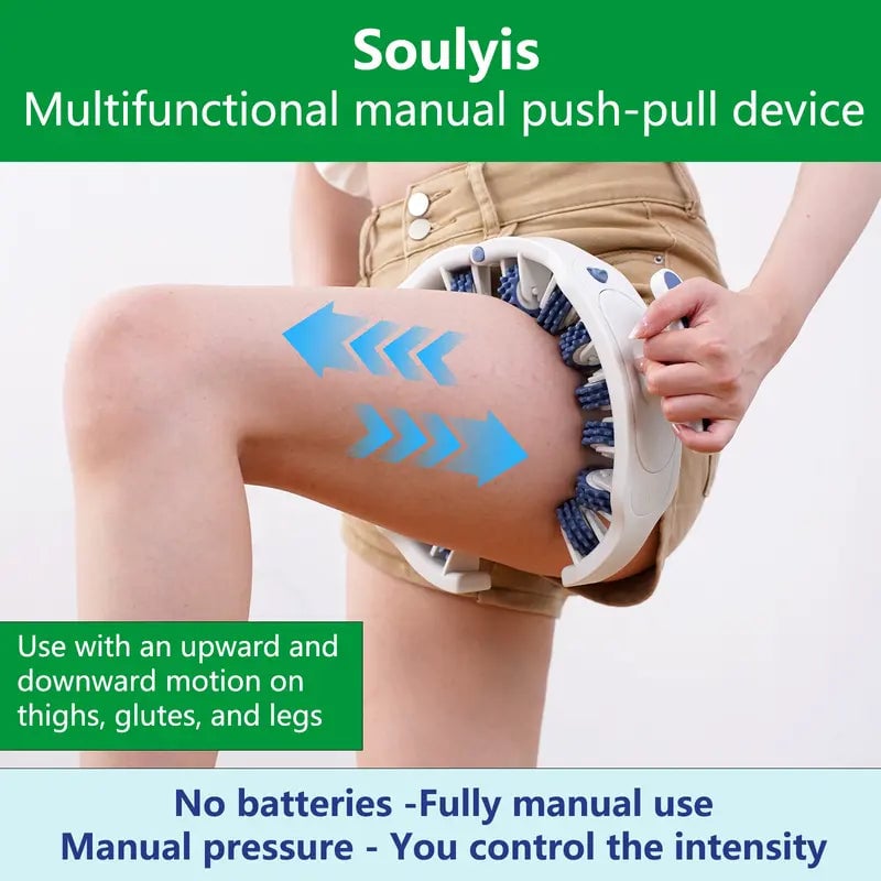 Sakerplus Cellulite Massage Roller with Adjustable Opening