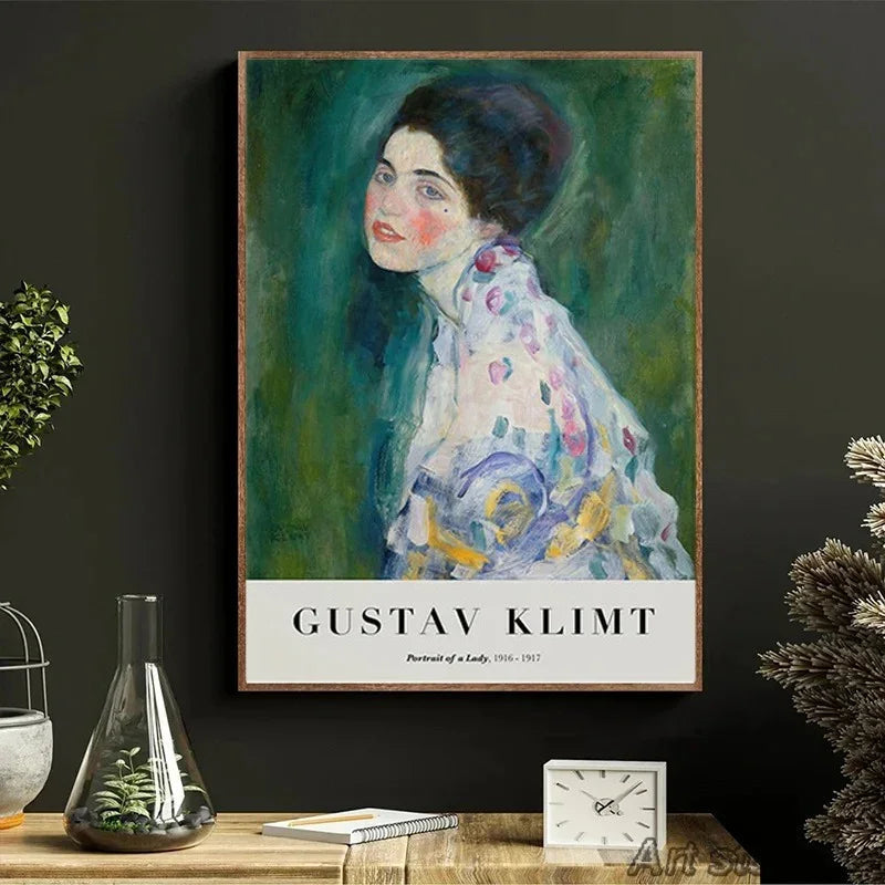 Sanetta of a lady by Gustav Klimt Livine Oakfield-Welvere
