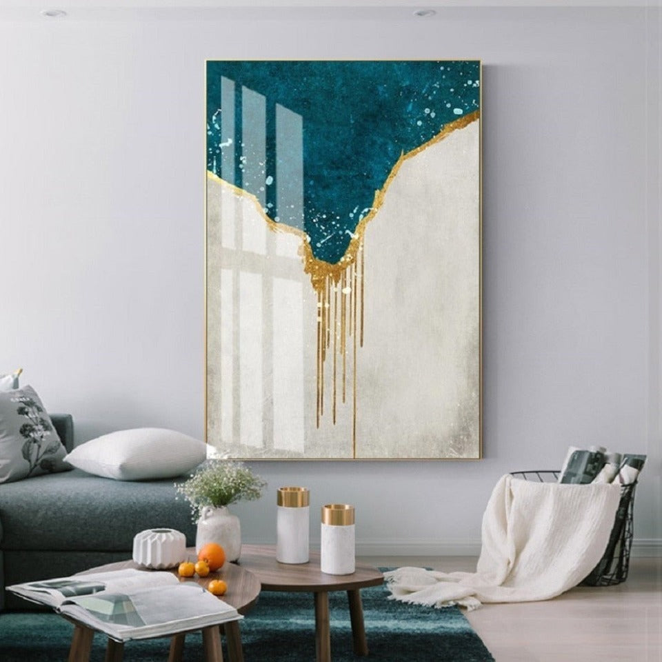 Stunning Blue Canvas Wall Art for Home Decor | Welvere-Welvere