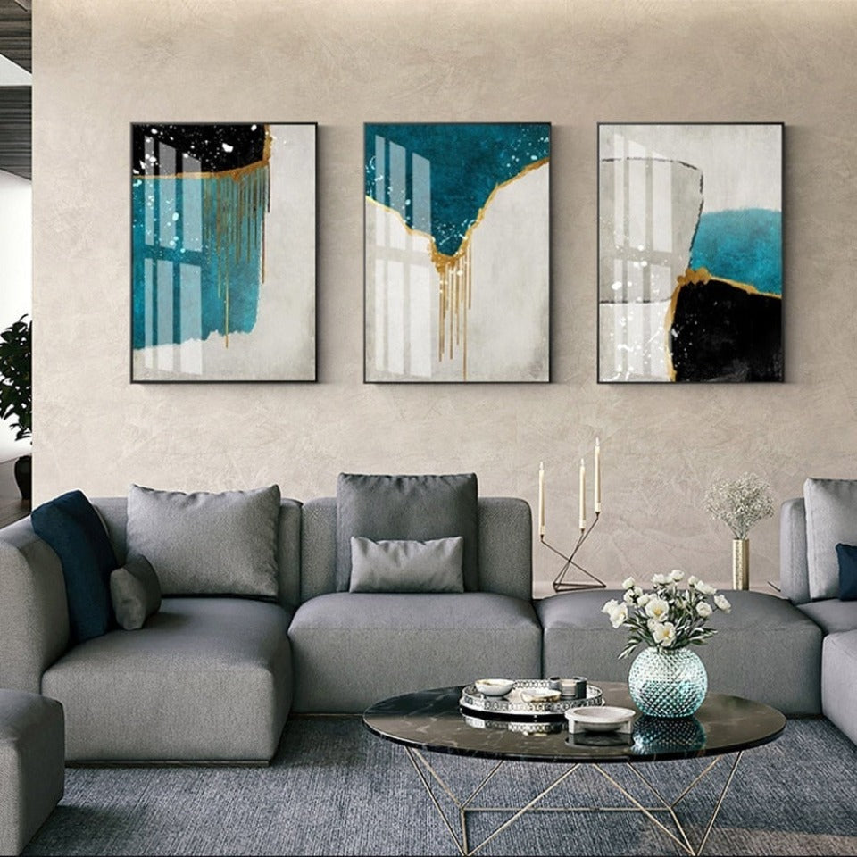 Stunning Blue Canvas Wall Art for Home Decor | Welvere-Welvere
