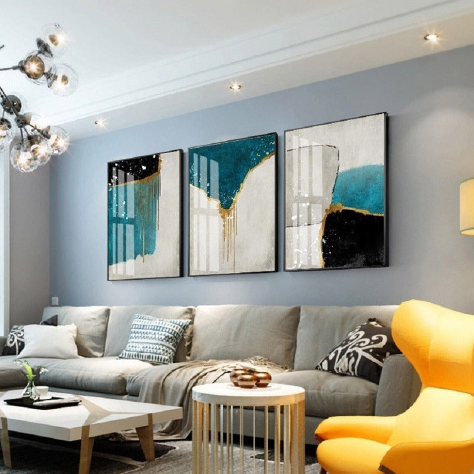 Stunning Blue Canvas Wall Art for Home Decor | Welvere-Welvere