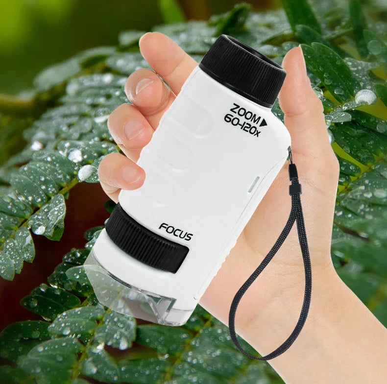 Portable HD Optical Microscope - 60-100x Magnification, LED, ABS, view 6