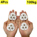 Self-Adhesive 360° Rotating Furniture Mover Wheel Rollers, 4 Pieces