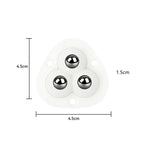 Self-Adhesive 360° Rotating Furniture Mover Wheel Rollers, 4 Pieces