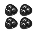 Self-Adhesive 360° Rotating Furniture Mover Wheel Rollers, 4 Pieces