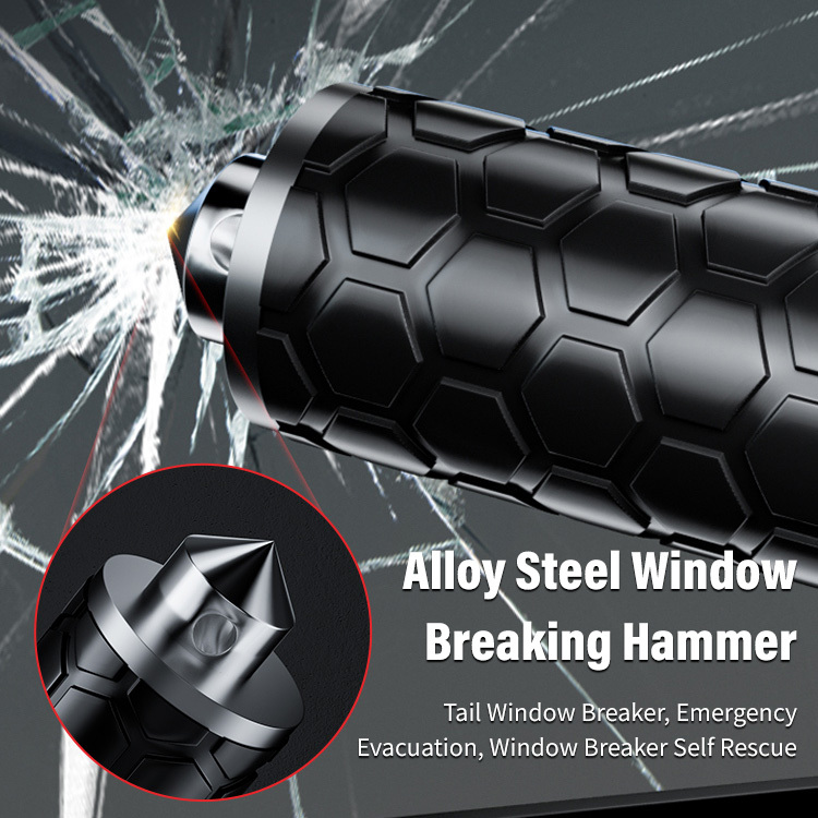 Automatically Extendable Steel Baton - Non-Slip Grip, Compact Size, view 4