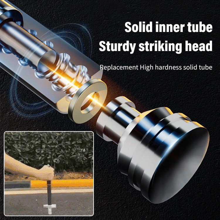 Automatically Extendable Steel Baton - Non-Slip Grip, Compact Size, view 5