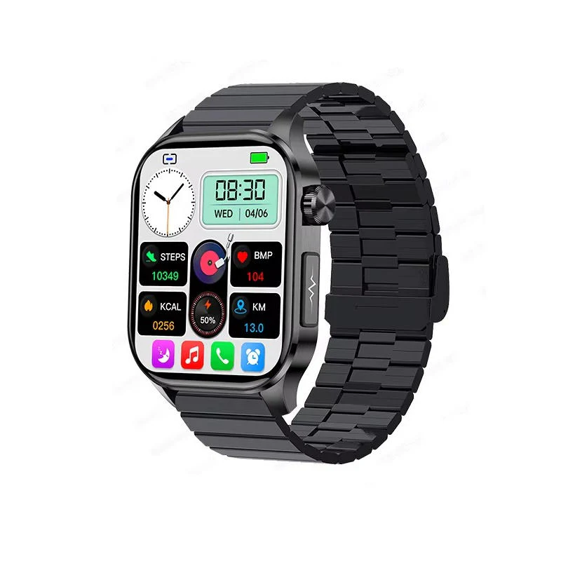 Senior Smartwatch with 2.04-Inch AMOLED Display and SOS Alert