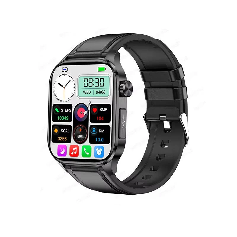 Senior Smartwatch with 2.04-Inch AMOLED Display and SOS Alert