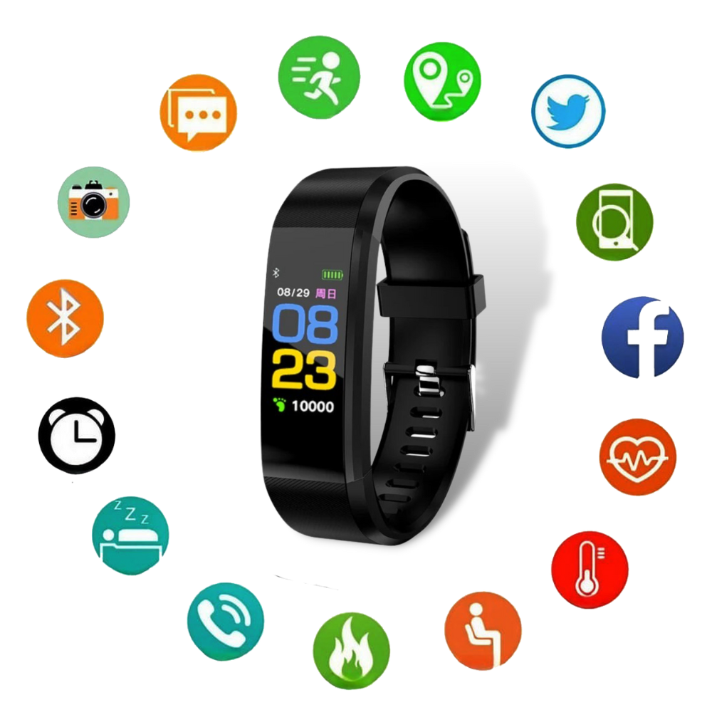 Senior Smartwatch for Older Adults - Heart Rate, Blood Pressure, LED Display, view 6