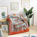 Serpent's Embrace Throw blanket-Welvere
