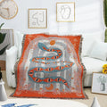 Serpent's Embrace Throw blanket-Welvere