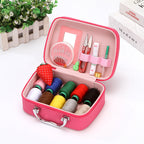 Portable Sewing Kit in Faux Leather Case - Croc Pattern, 20 x 14.5 x 7.5 cm, view 11