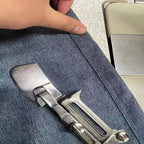 Double Fold Swing-Away Hemmer for Sewing Machines - 1.5 cm, 2.5 cm, Metal, view 3