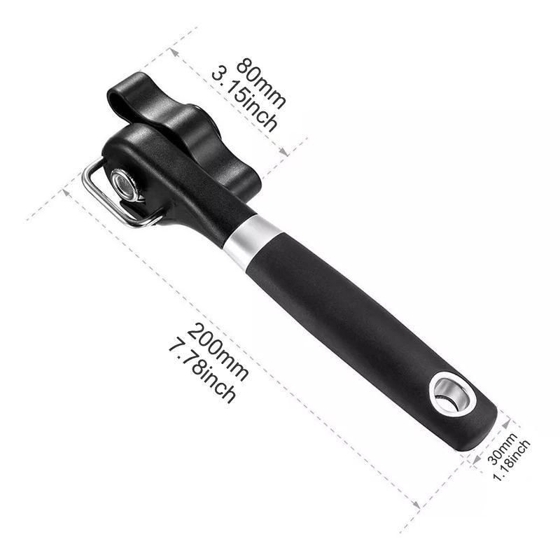 Side-Cutting Stainless Steel Can Opener, 21 x 6 x 4cm
