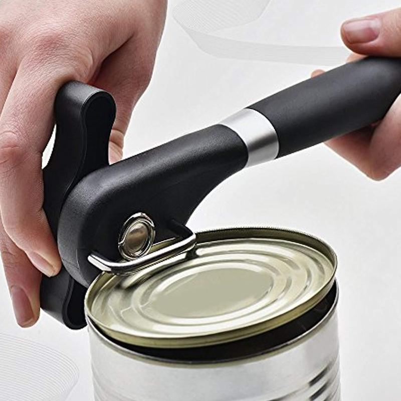 Side-Cutting Stainless Steel Can Opener, 21 x 6 x 4cm
