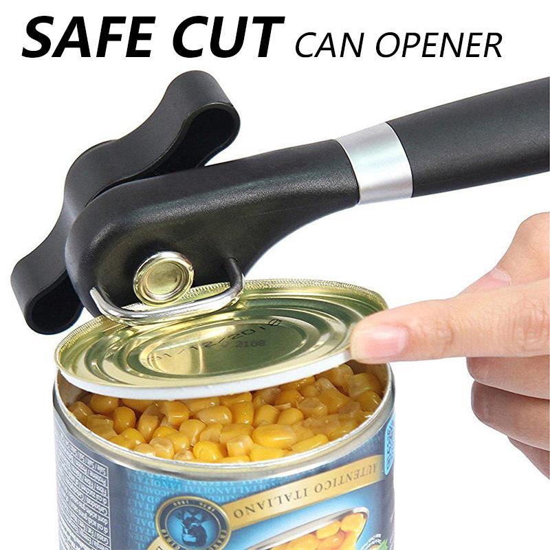 Side-Cutting Stainless Steel Can Opener, 21 x 6 x 4cm