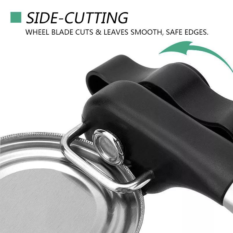 Side-Cutting Stainless Steel Can Opener, 21 x 6 x 4cm