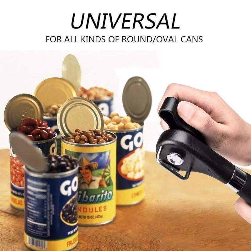 Side-Cutting Stainless Steel Can Opener, 21 x 6 x 4cm