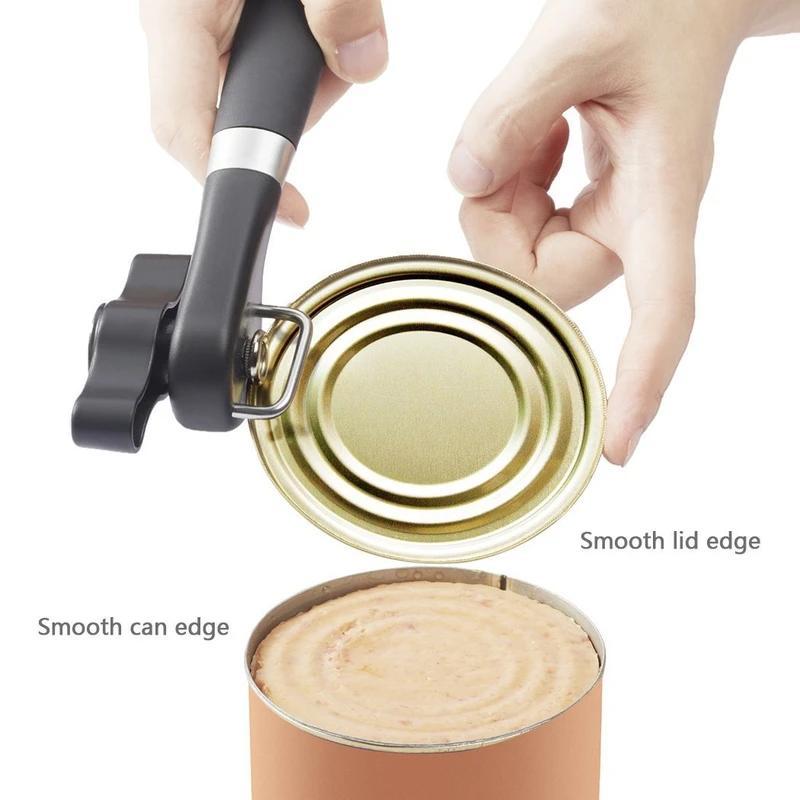 Side-Cutting Stainless Steel Can Opener, 21 x 6 x 4cm