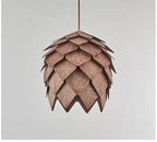 Signar Wood Pine Cone Chandelier-Welvere