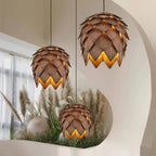 Signar Wood Pine Cone Chandelier-Welvere