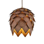 Signar Wood Pine Cone Chandelier-Welvere