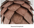 Signar Wood Pine Cone Chandelier-Welvere