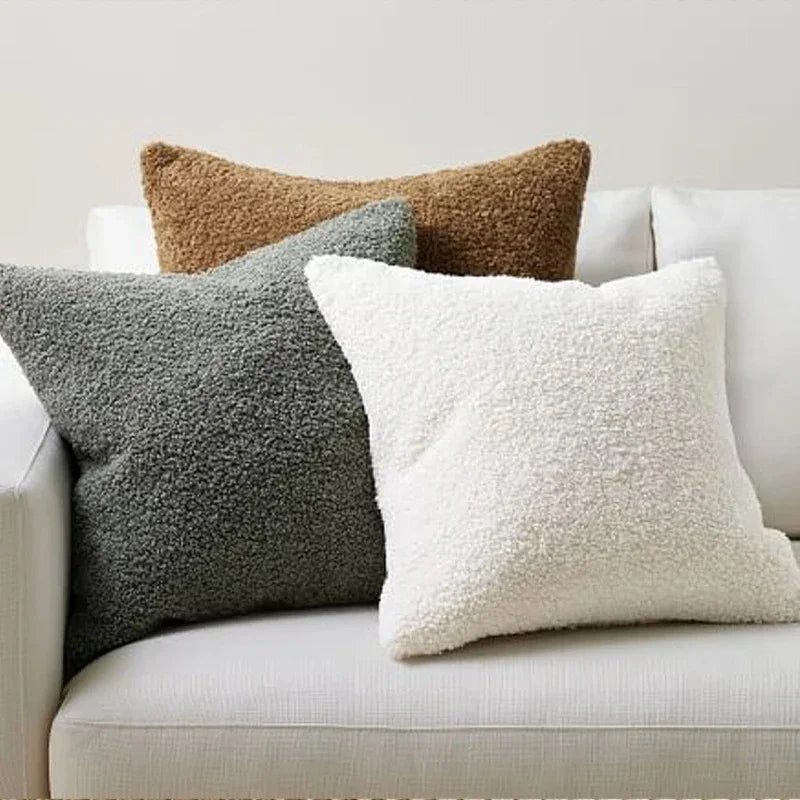 Signor Covemont Bouclé Handwoven Cushion Cover-Welvere