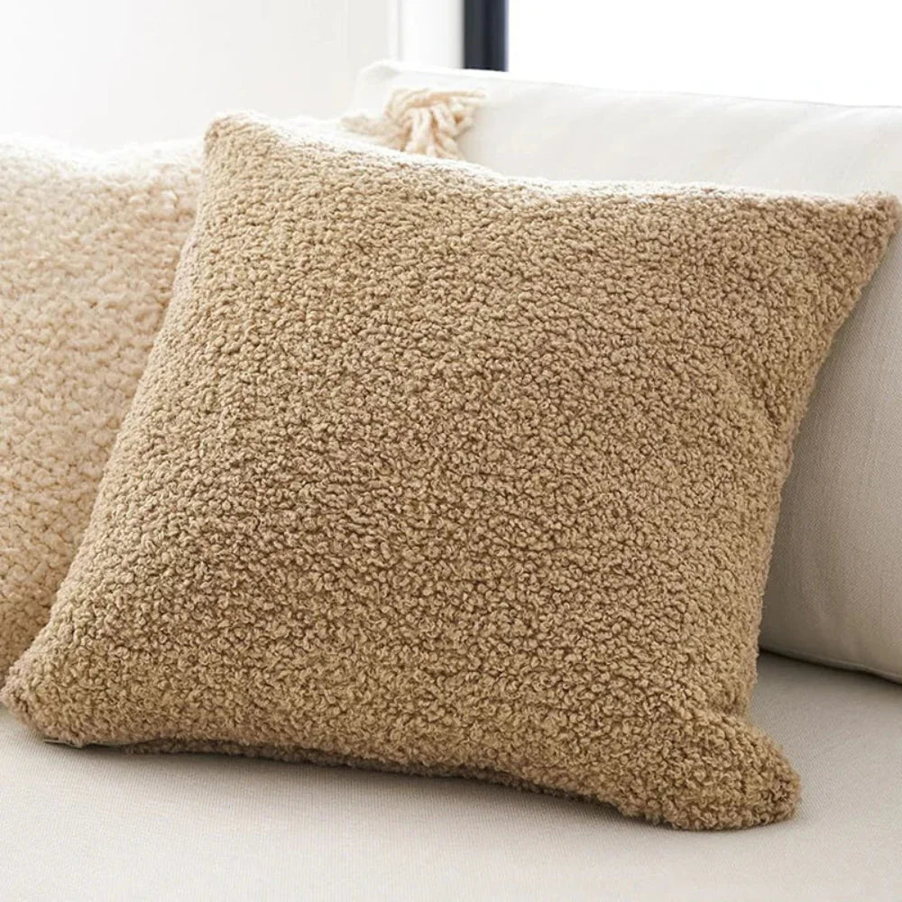 Signor Covemont Bouclé Handwoven Cushion Cover-Welvere