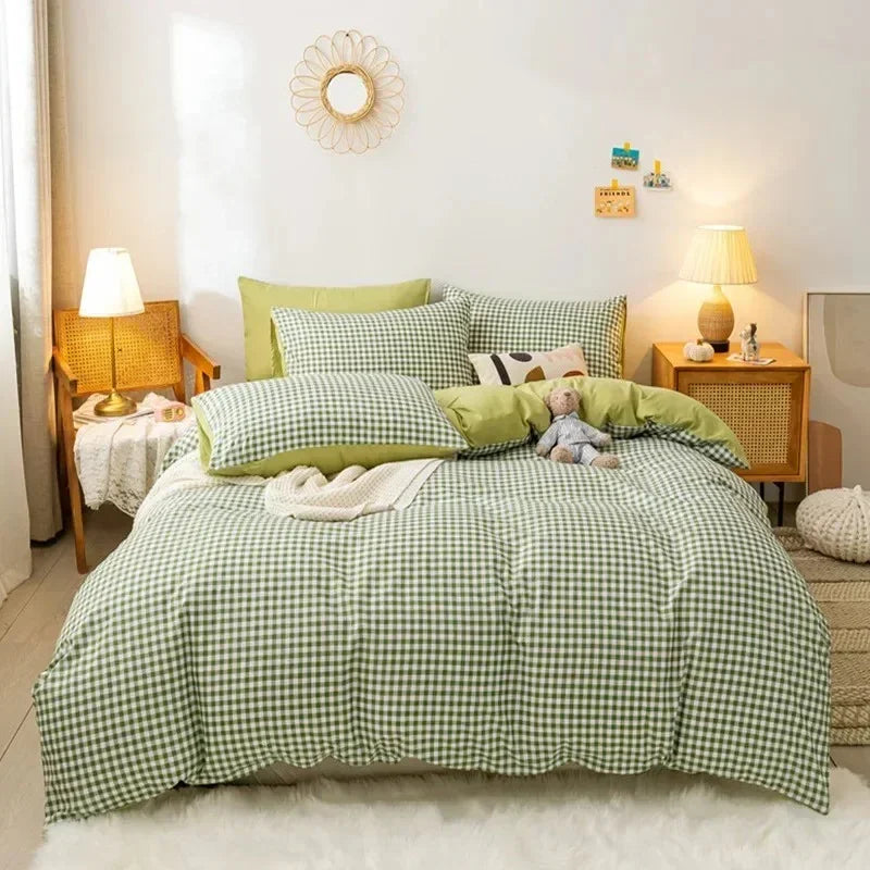 Signor Covemont Checkerboard Bedding Set-Welvere