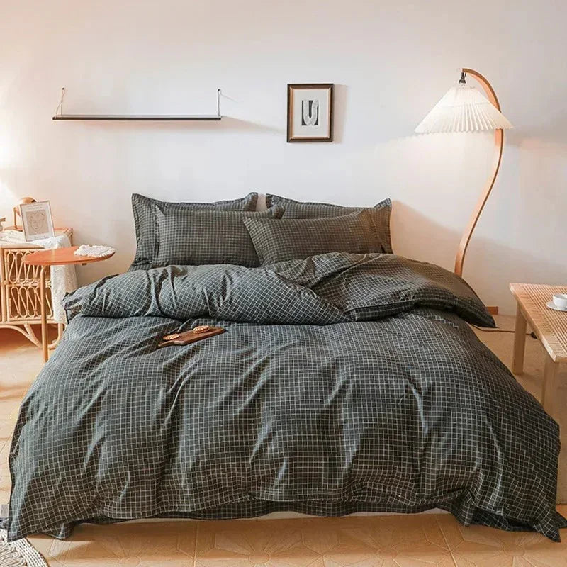 Signor Covemont Checkerboard Bedding Set-Welvere