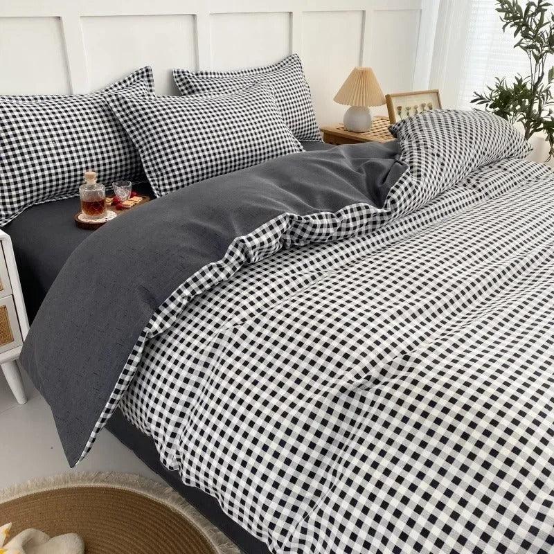 Signor Covemont Checkerboard Bedding Set-Welvere