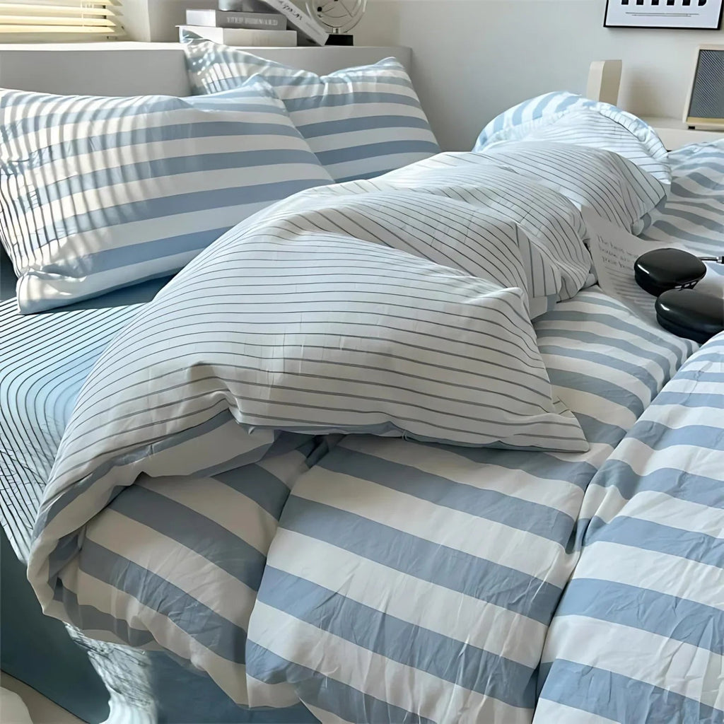 Signor Covemont Striped Bedding Set-Welvere