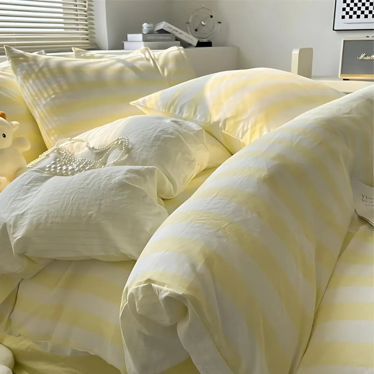 Signor Covemont Striped Bedding Set-Welvere