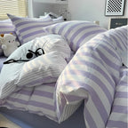 Signor Covemont Striped Bedding Set-Welvere