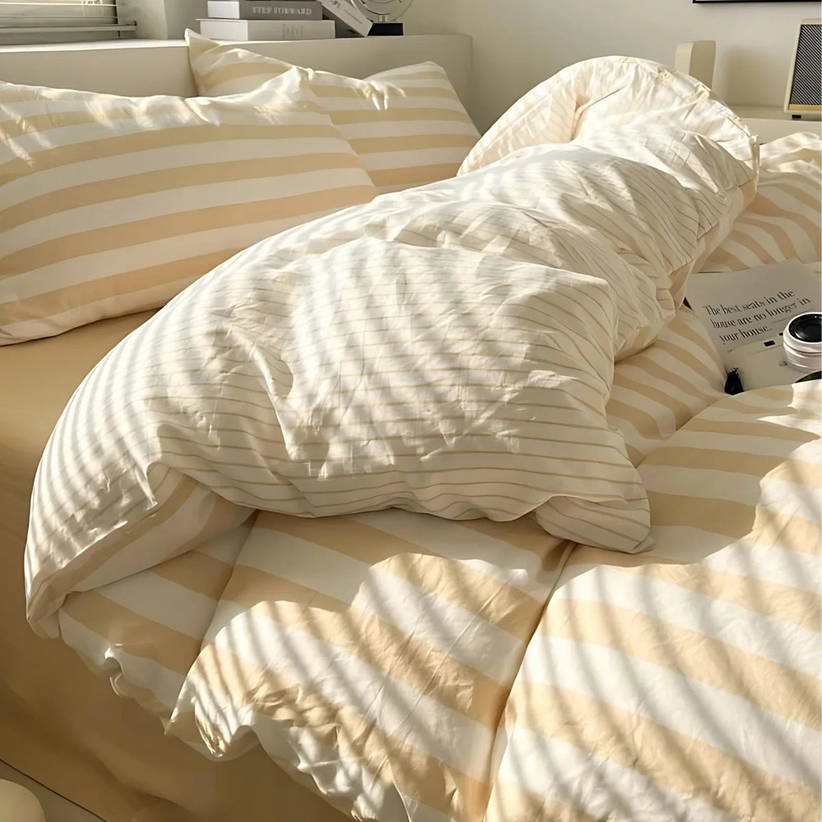Signor Covemont Striped Bedding Set-Welvere