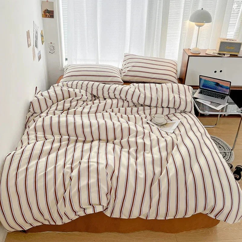 Signor Striped Bedding Set-Welvere