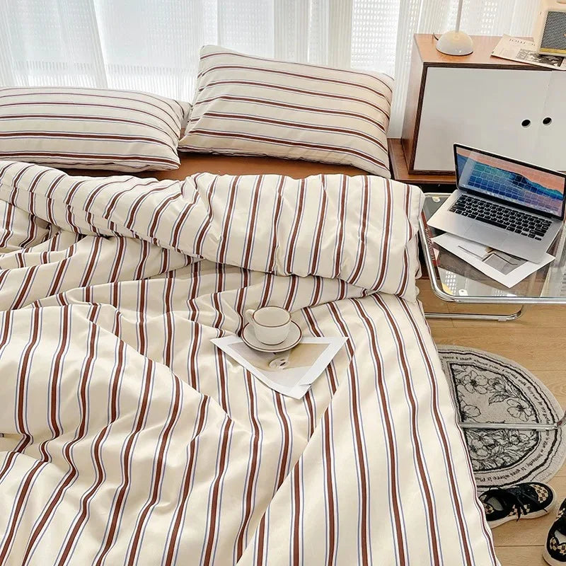 Signor Striped Bedding Set-Welvere