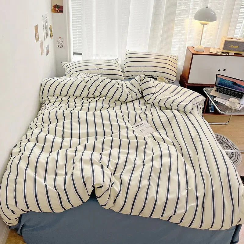 Signor Striped Bedding Set-Welvere