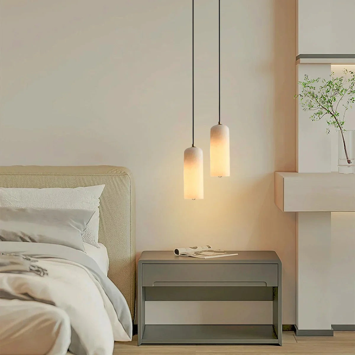 Signur Alabaster Pendant Lamp-Welvere