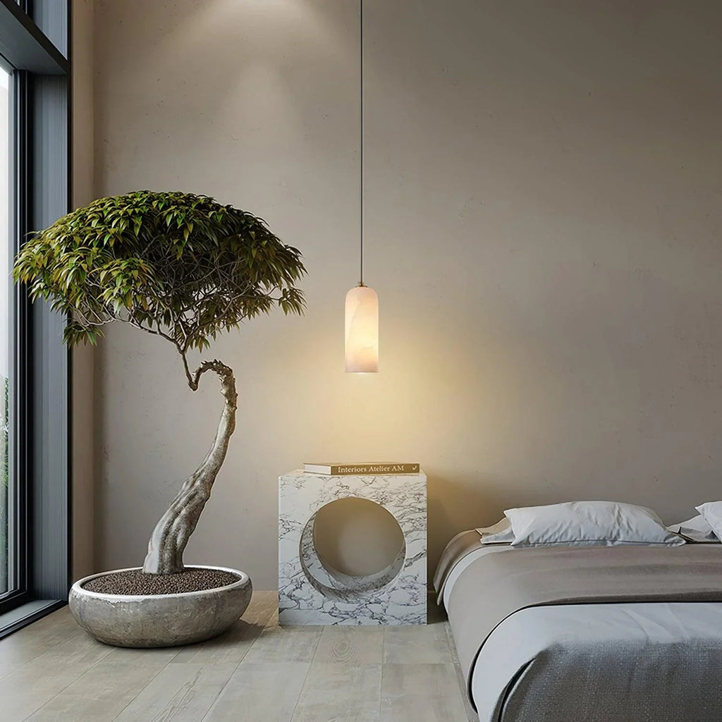 Signur Alabaster Pendant Lamp-Welvere