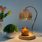 Silas Glass Candle Warmer Lamp-Welvere