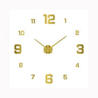 Silent Classic Non-Ticking ABS Plastic Wall Clock, 8 inches