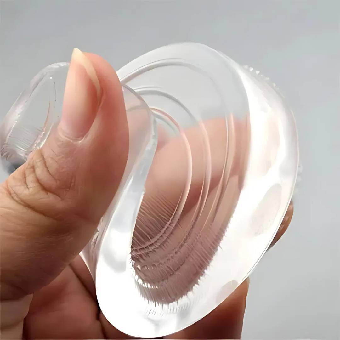 Silicone Gel Heel Lifting Inserts, Adjustable 1–3 cm