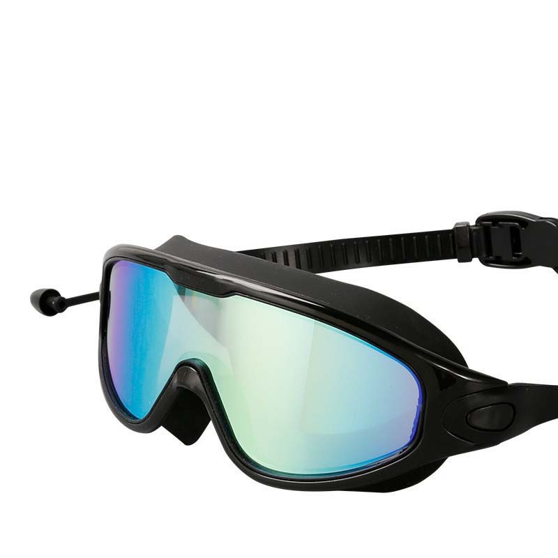 Anti-Fog Swim Goggles - PC Silicone, Non-Slip Strap, Unisex